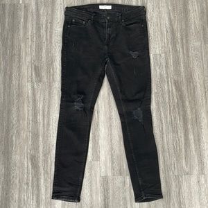 Topman Distressed Men’s Skinny Jeans | Size 32